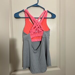 Lulu lemon shirt attached sport bra
